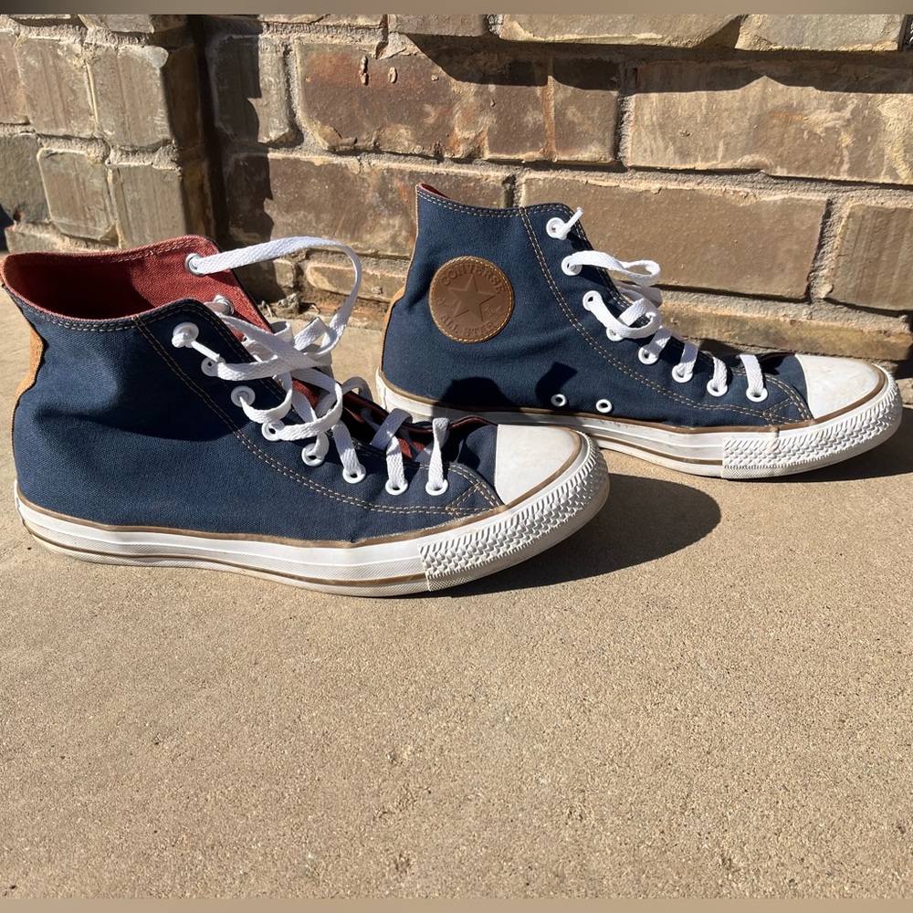 Converse Navy Blue High-Top Sneakers